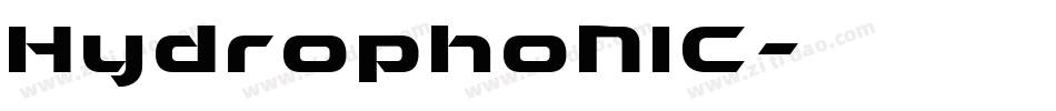 HydrophoNIC字体转换