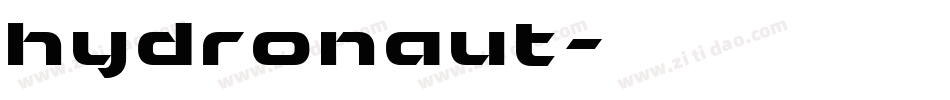 hydronaut字体转换