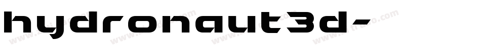 hydronaut3d字体转换