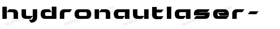 hydronautlaser字体转换