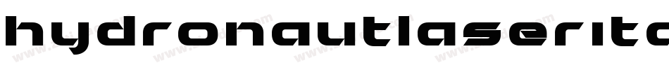hydronautlaserital字体转换