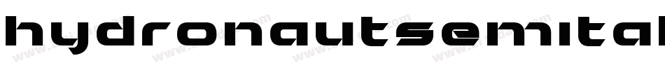 hydronautsemital字体转换
