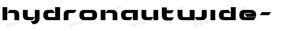 hydronautwide字体转换