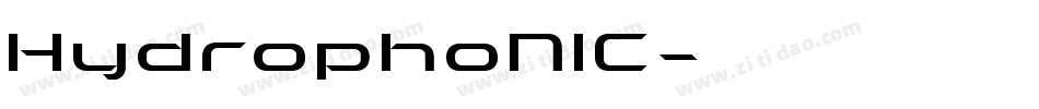 HydrophoNIC字体转换