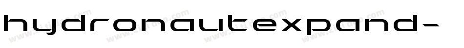 hydronautexpand字体转换