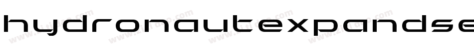 hydronautexpandsemital字体转换