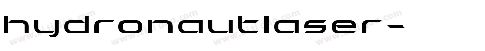 hydronautlaser字体转换