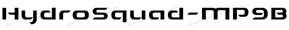 HydroSquad-MP9B字体转换