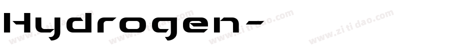 Hydrogen字体转换
