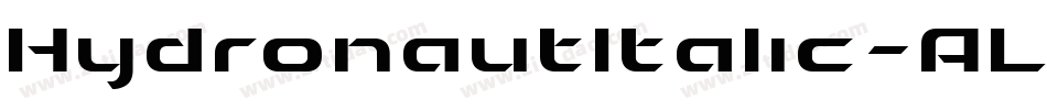 HydronautItalic-ALLnA字体转换