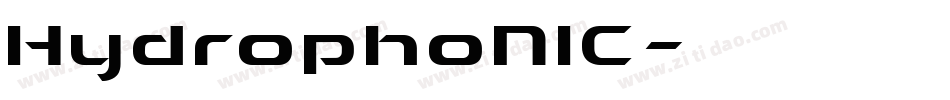 HydrophoNIC字体转换