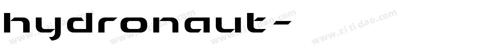 hydronaut字体转换