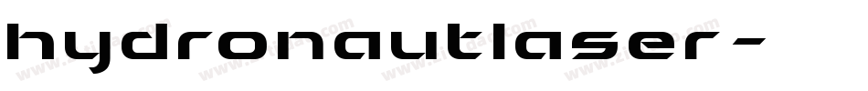 hydronautlaser字体转换