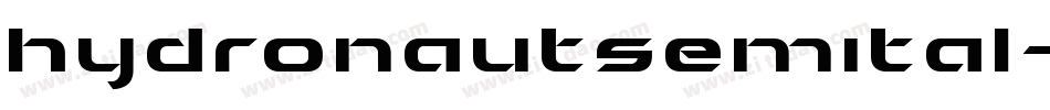 hydronautsemital字体转换