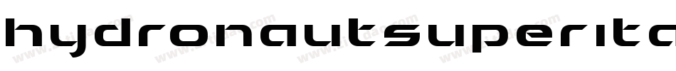 hydronautsuperital字体转换