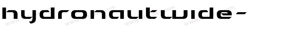 hydronautwide字体转换