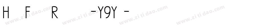 HypeFixerRegular-Y9Yv字体转换