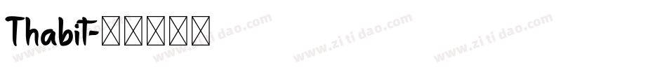 Thabit字体转换