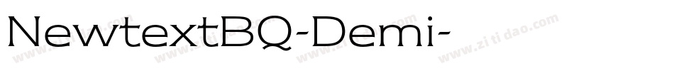 NewtextBQ-Demi字体转换