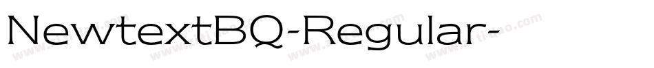 NewtextBQ-Regular字体转换