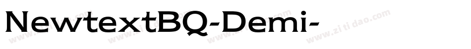 NewtextBQ-Demi字体转换