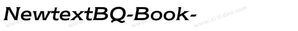 NewtextBQ-Book字体转换