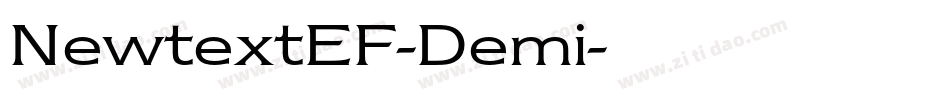 NewtextEF-Demi字体转换
