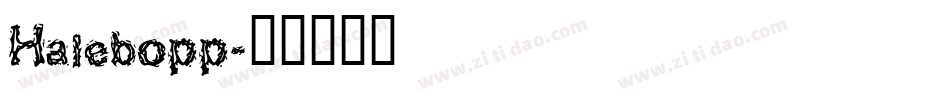 Halebopp字体转换