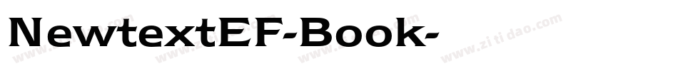 NewtextEF-Book字体转换