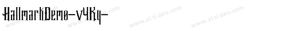 HallmarkDemo-v4Ky字体转换