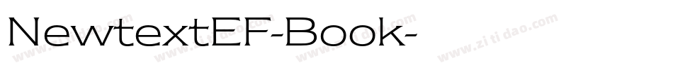 NewtextEF-Book字体转换