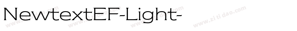 NewtextEF-Light字体转换