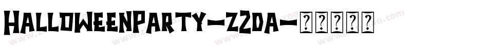 HalloweenParty-z2da字体转换