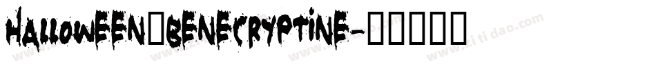 Halloween_BeneCryptine字体转换