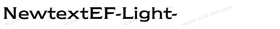 NewtextEF-Light字体转换