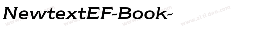 NewtextEF-Book字体转换