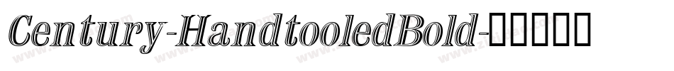 Century-HandtooledBold字体转换