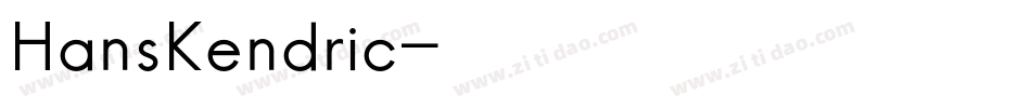 HansKendric字体转换