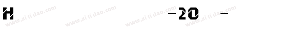 Hanssachsgotisch-2Orv字体转换