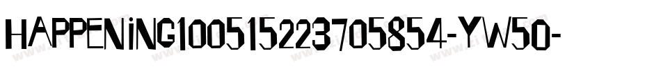Happening100515223705854-YW5o字体转换