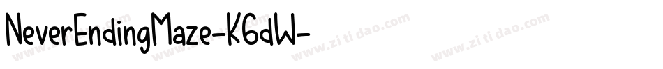 NeverEndingMaze-K6dW字体转换