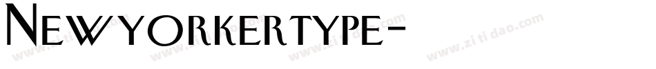 Newyorkertype字体转换