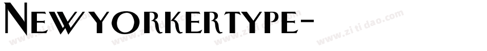 Newyorkertype字体转换