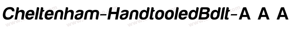 Cheltenham-HandtooledBdIt字体转换