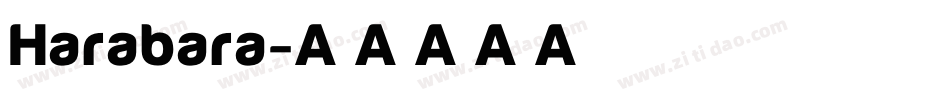 Harabara字体转换