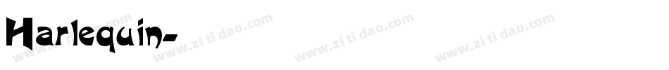 Harlequin字体转换