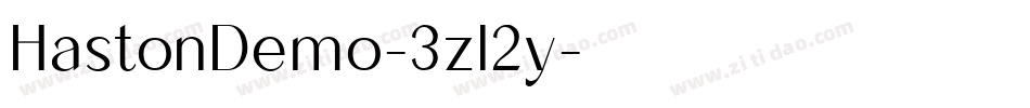 HastonDemo-3zl2y字体转换