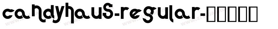 CandyHaus-Regular字体转换