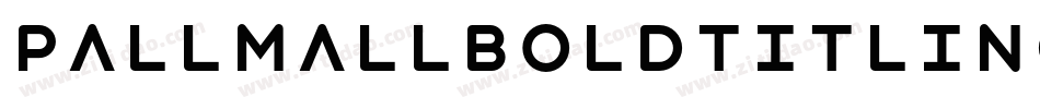 PallMallBoldTitling字体转换