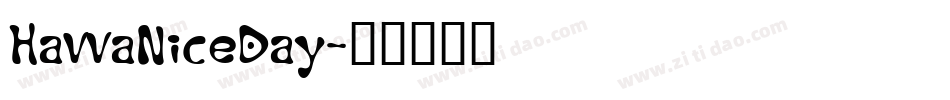 HavvaNiceDay字体转换